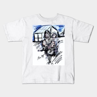 The Beatles' rooftop concert Kids T-Shirt